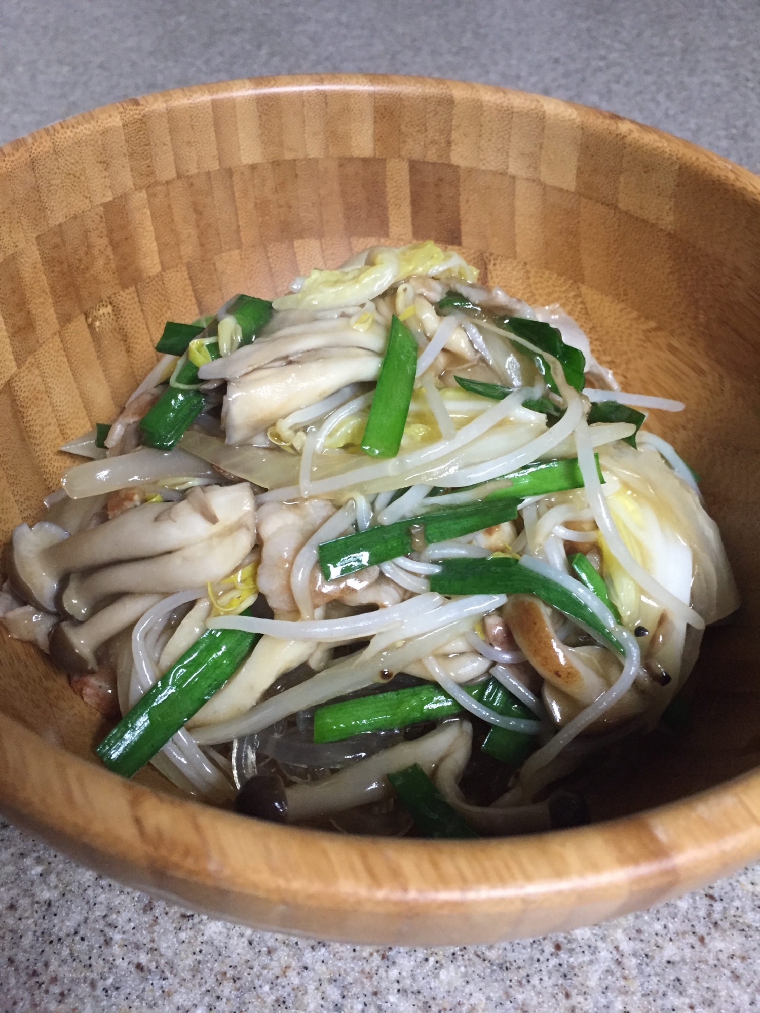 葛切りでヘルシー！中華風餡かけ麺