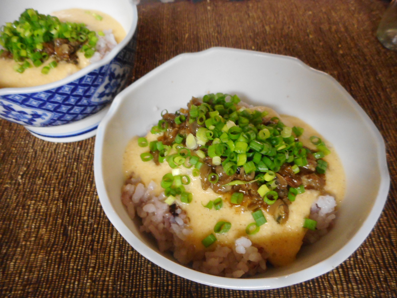 シジミの佃煮とろろご飯