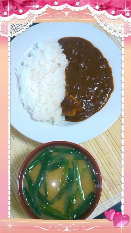 高野豆腐とニラのお味噌汁