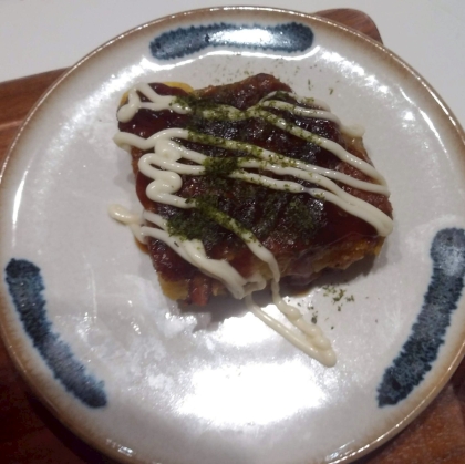 卵＆キャベツたっぷり☆お好み焼き