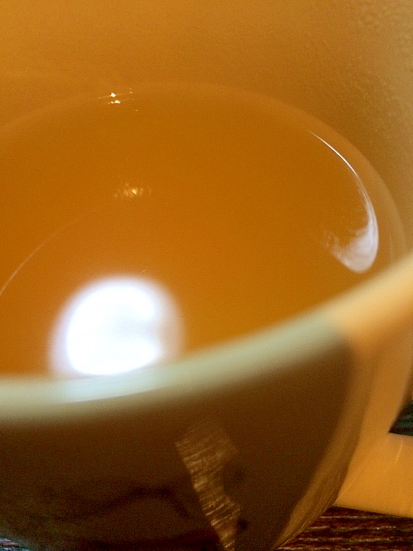 緑茶と生姜湯のホットゆず・かりん