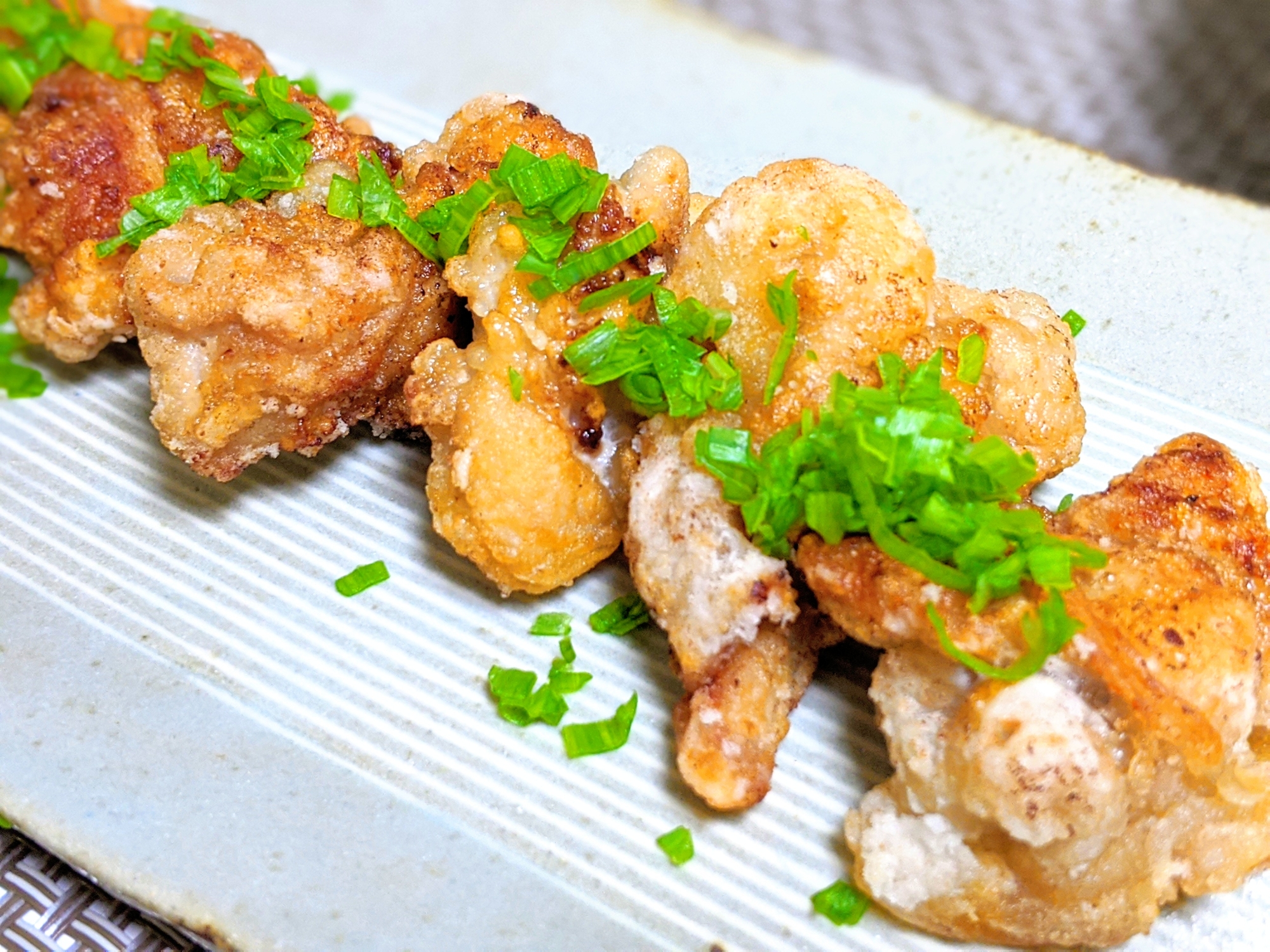 ☆15分で☆豚ロース薄切り肉の唐揚げ