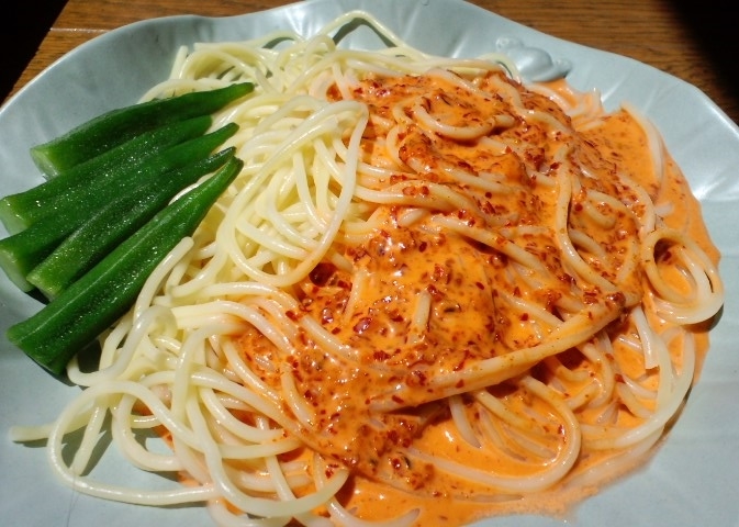 マヨンニョムソースのスパゲッティ