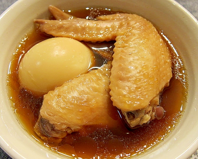 味が染みて美味しい 手羽先の煮物 レシピ 作り方 By にゃんたろみかん 楽天レシピ