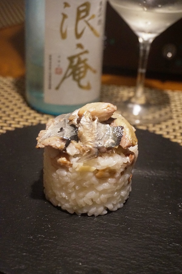 【北海道食材】秋刀魚と落花生のリゾット