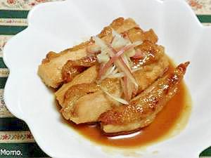 ニンニク風味♪鶏ムネ肉の照り焼き
