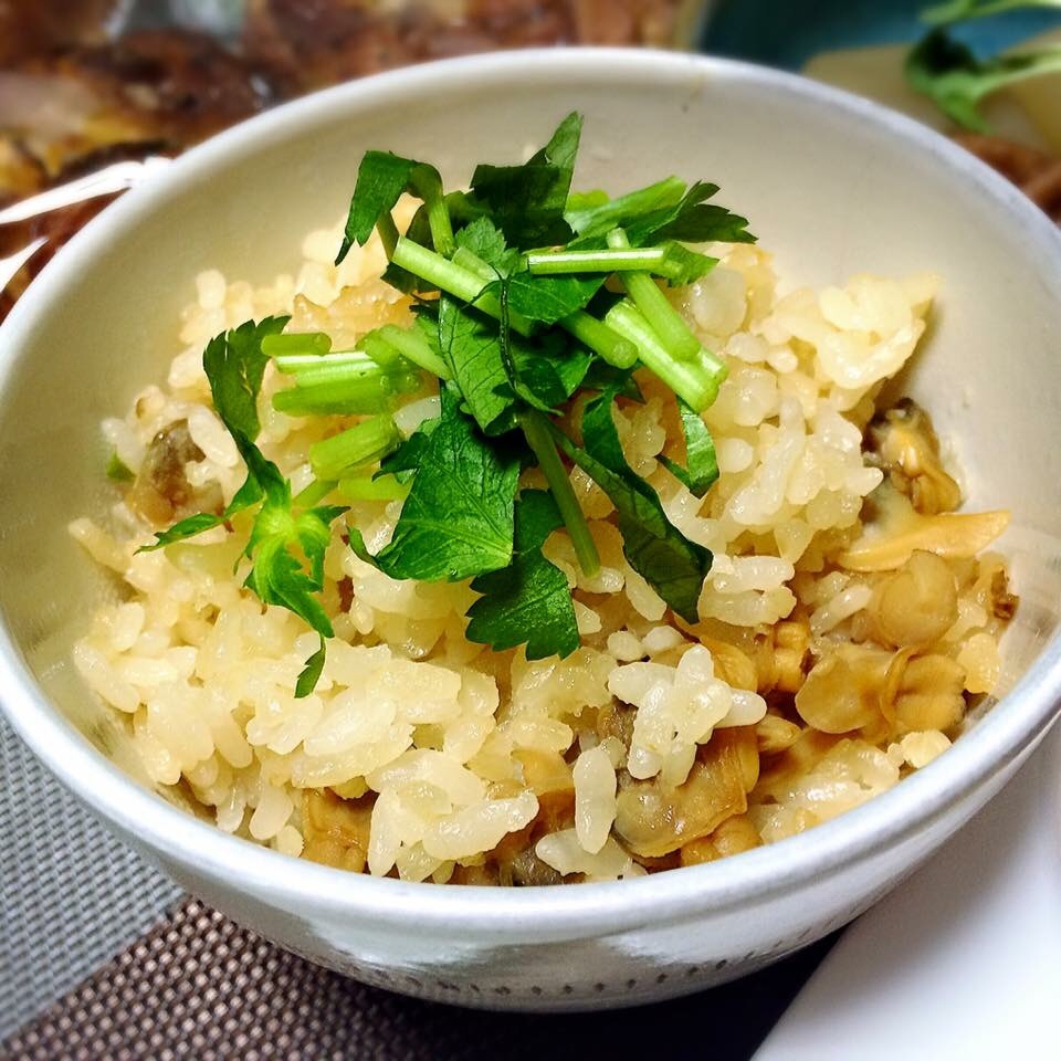 蒸しあさりde簡単あさりご飯
