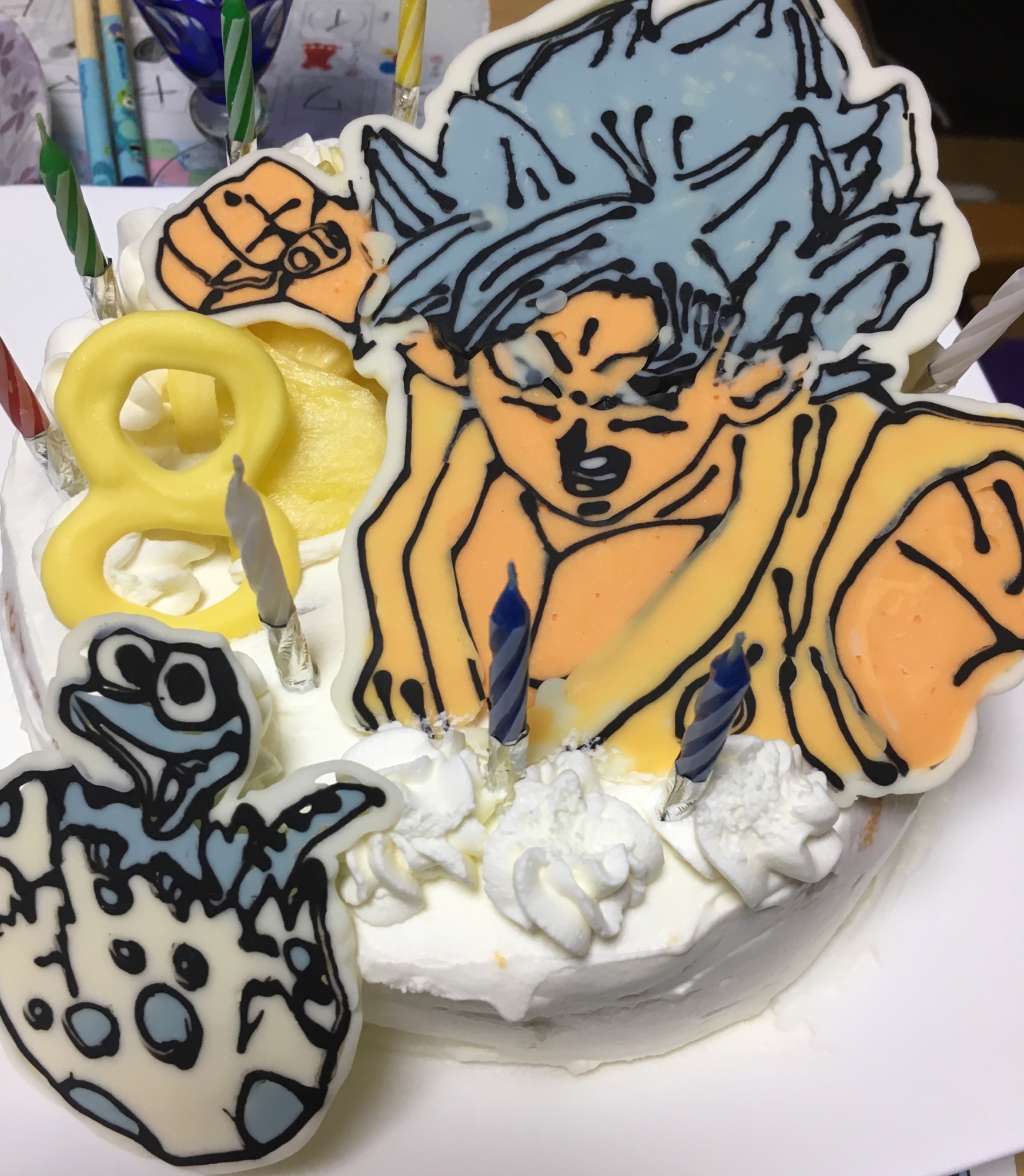 ドラゴンボールのキャラクターケーキ