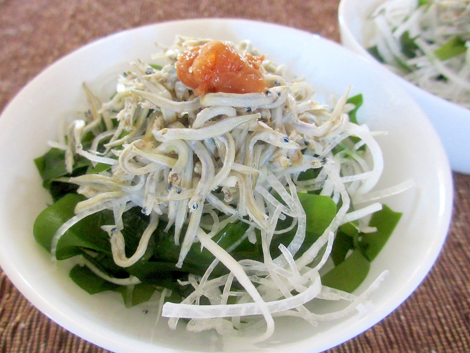 大根とわかめの梅じゃこサラダ レシピ・作り方 by mococo05 - 楽天レシピ