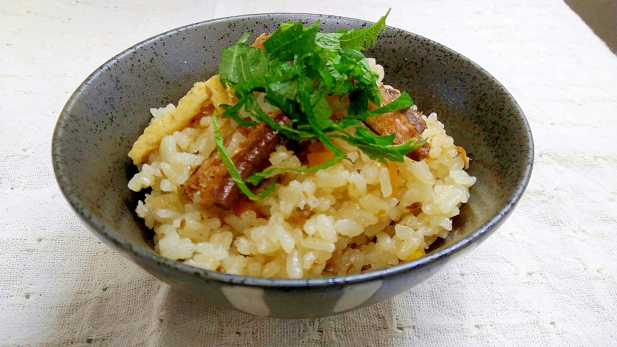 超簡単！節約！美味しい！さんま缶の炊き込みご飯♪