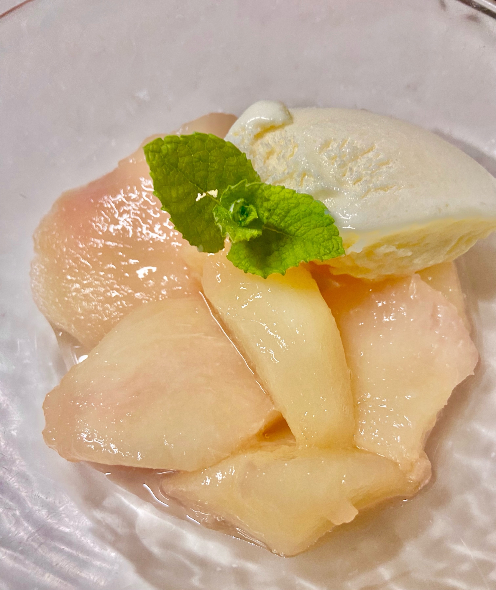 採れたて！もものコンポート