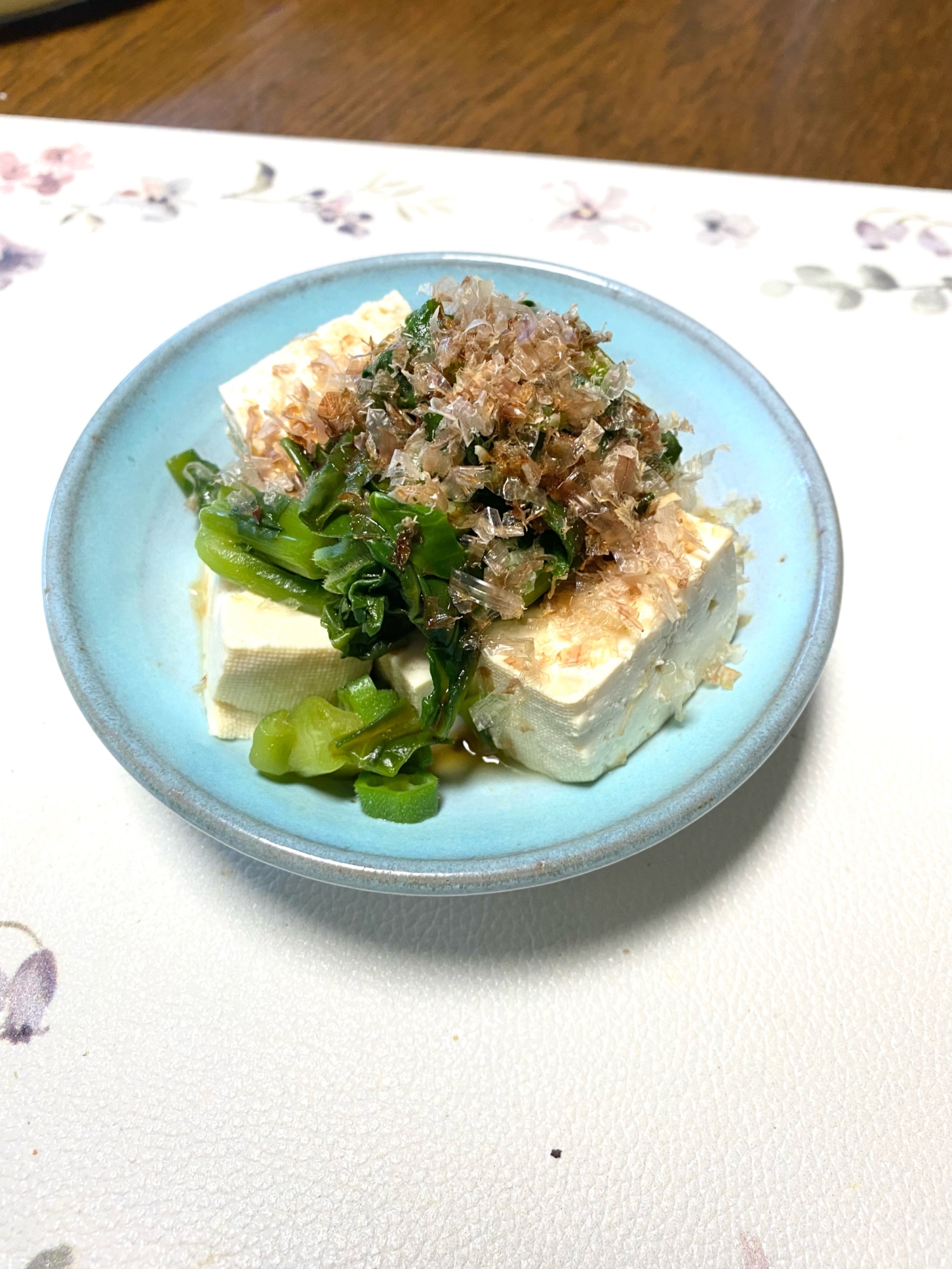 ネバネバ野菜のひんやり豆腐
