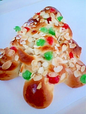 子供と一緒に飾りつけ クリスマスツリーパン レシピ 作り方 By Aozora1015 楽天レシピ