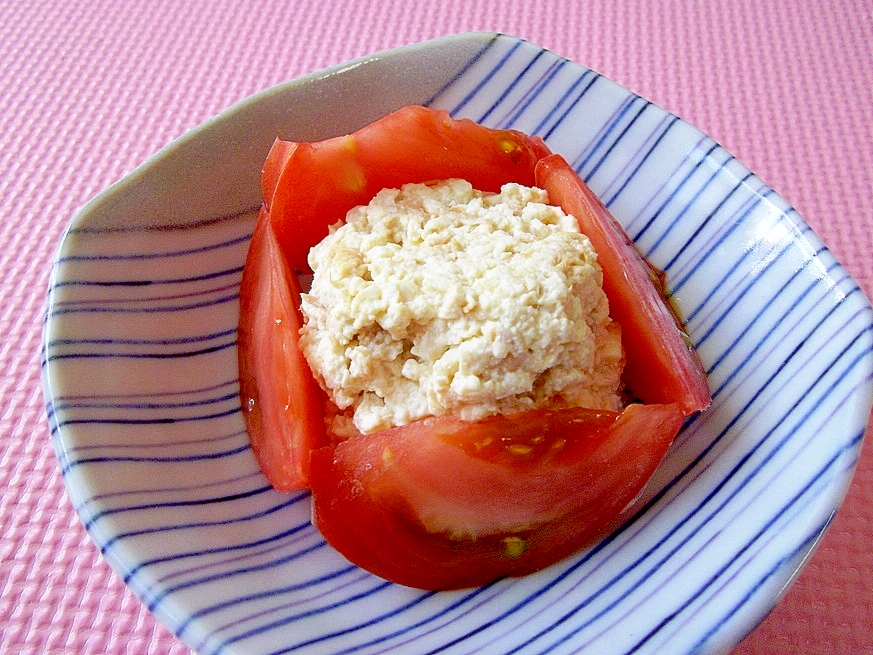 ごま味噌風味＊ツナ豆腐＊