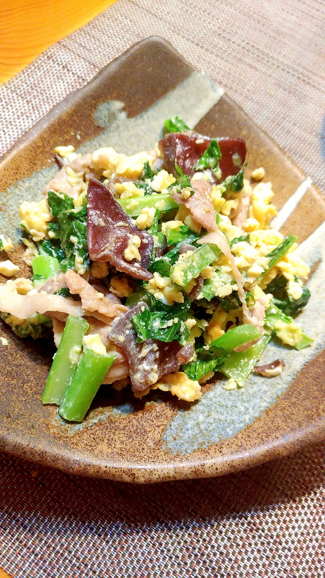 生きくらげで 豚肉と小松菜の卵炒め レシピ 作り方 By またたび 楽天レシピ 生きくらげで 豚肉と小松菜の卵炒め レシピ 作り方 By またたび 楽天レシピ