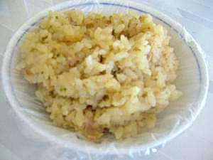 水がなくても ペットボトルのお茶で 炊き込みご飯 レシピ 作り方 By Poco A Poco 楽天レシピ