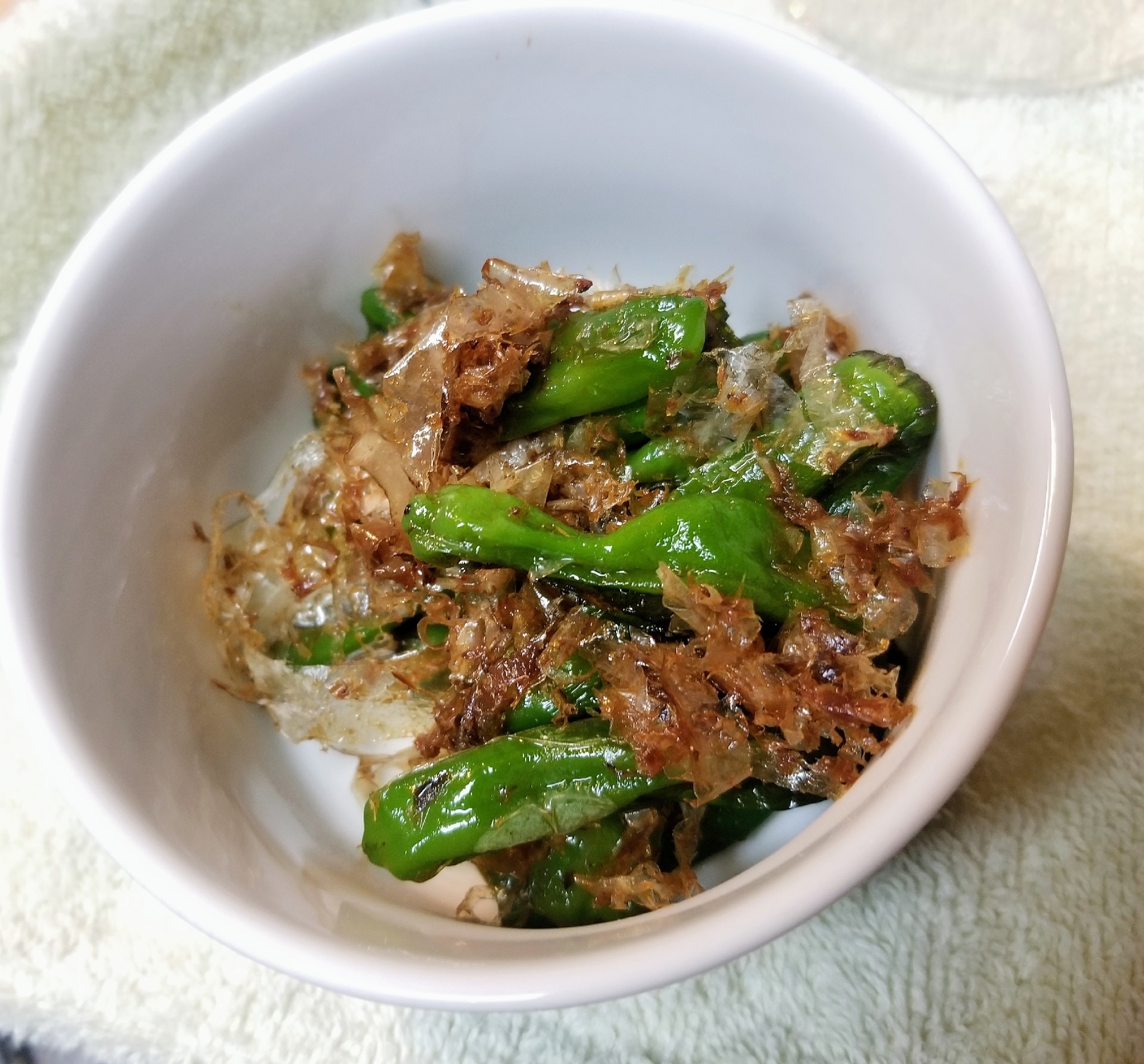 ししとうのお弁当おかず(めんつゆ味)