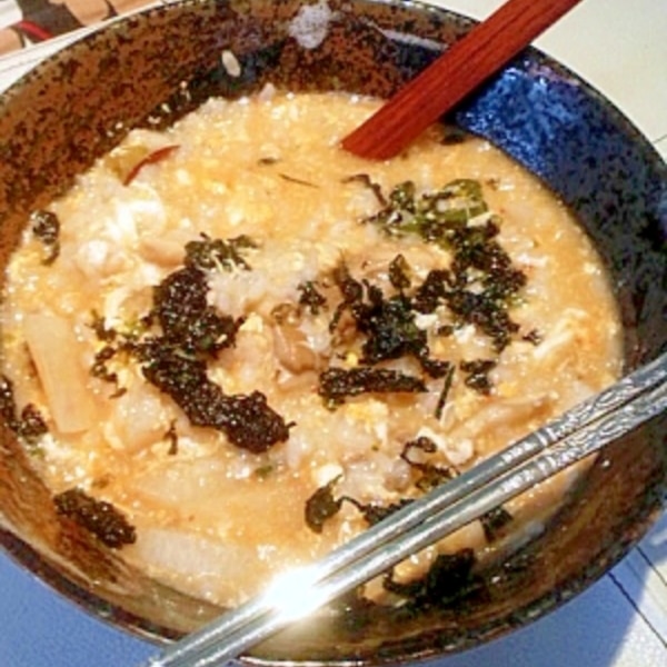 韓国風 残ったキムチと冷やご飯で Wエコ雑炊 レシピ 作り方 By まめもにお 楽天レシピ 韓国風 残ったキムチと冷やご飯で Wエコ雑炊 レシピ 作り方 By まめもにお 楽天レシピ