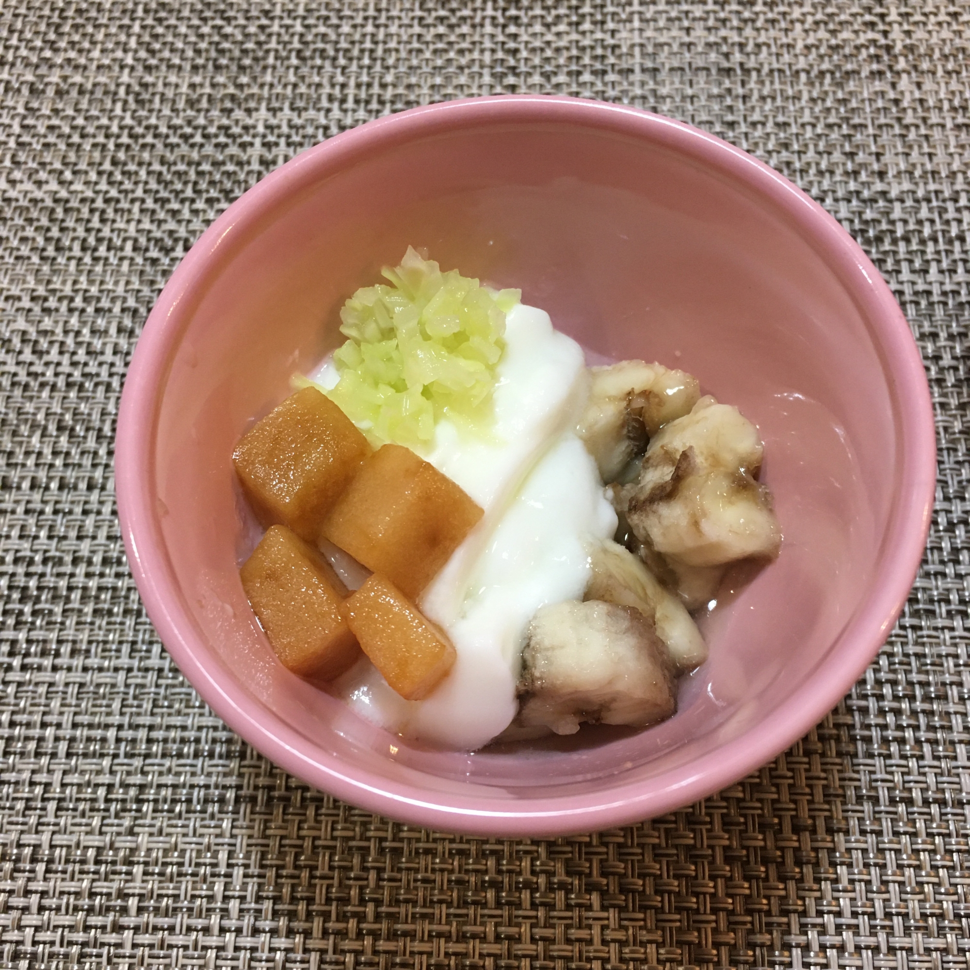 離乳食完了期 りんごバナナキャベツのヨーグルト レシピ 作り方 By りし 楽天レシピ
