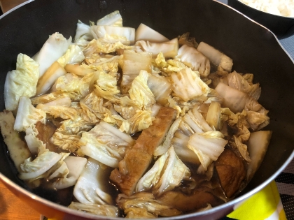白菜とさつま揚げの含め煮