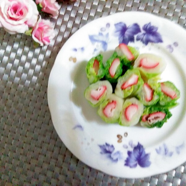 簡単 白菜のカニかまロール レシピ 作り方 By 夢シニア 楽天レシピ 簡単 白菜のカニかまロール レシピ 作り方 By 夢シニア 楽天レシピ