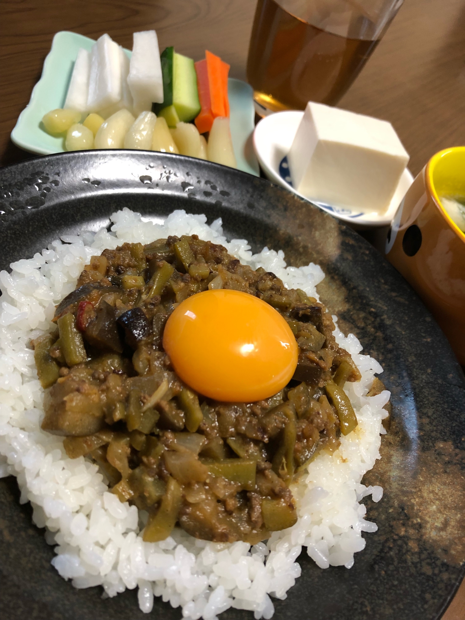 夏野菜たっぷり！簡単キーマカレー