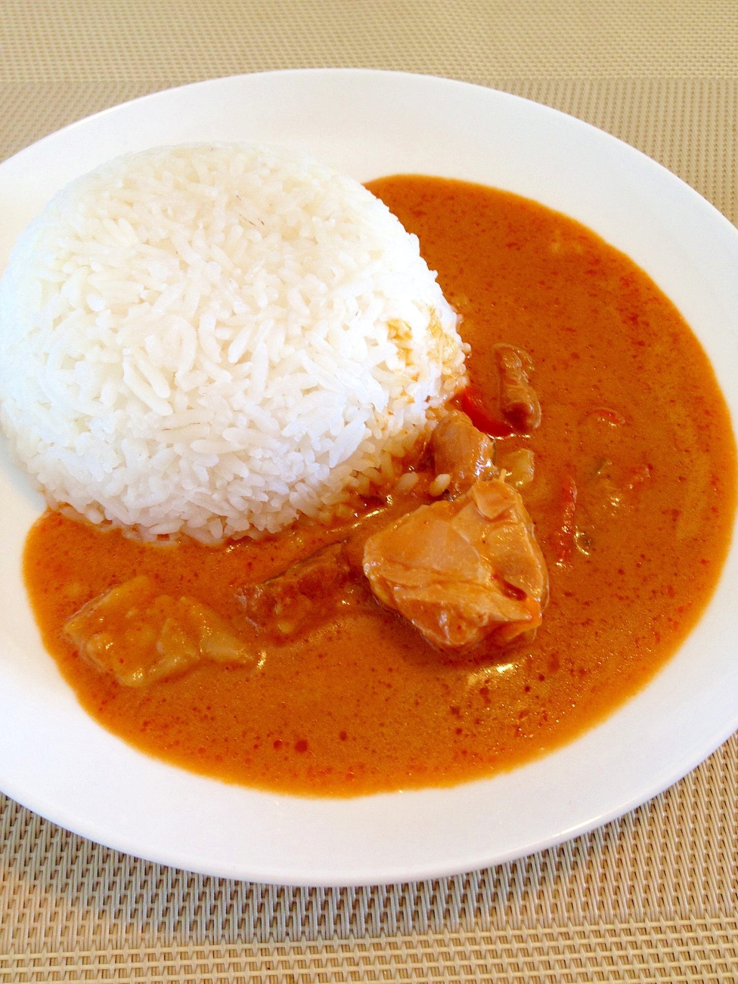 タイカレー缶で☆タイ風ランチ