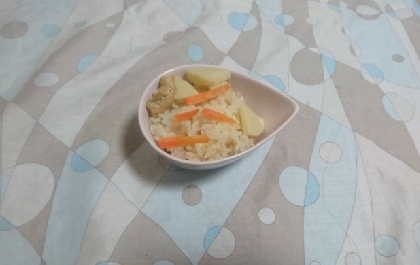 後入れたけのこご飯