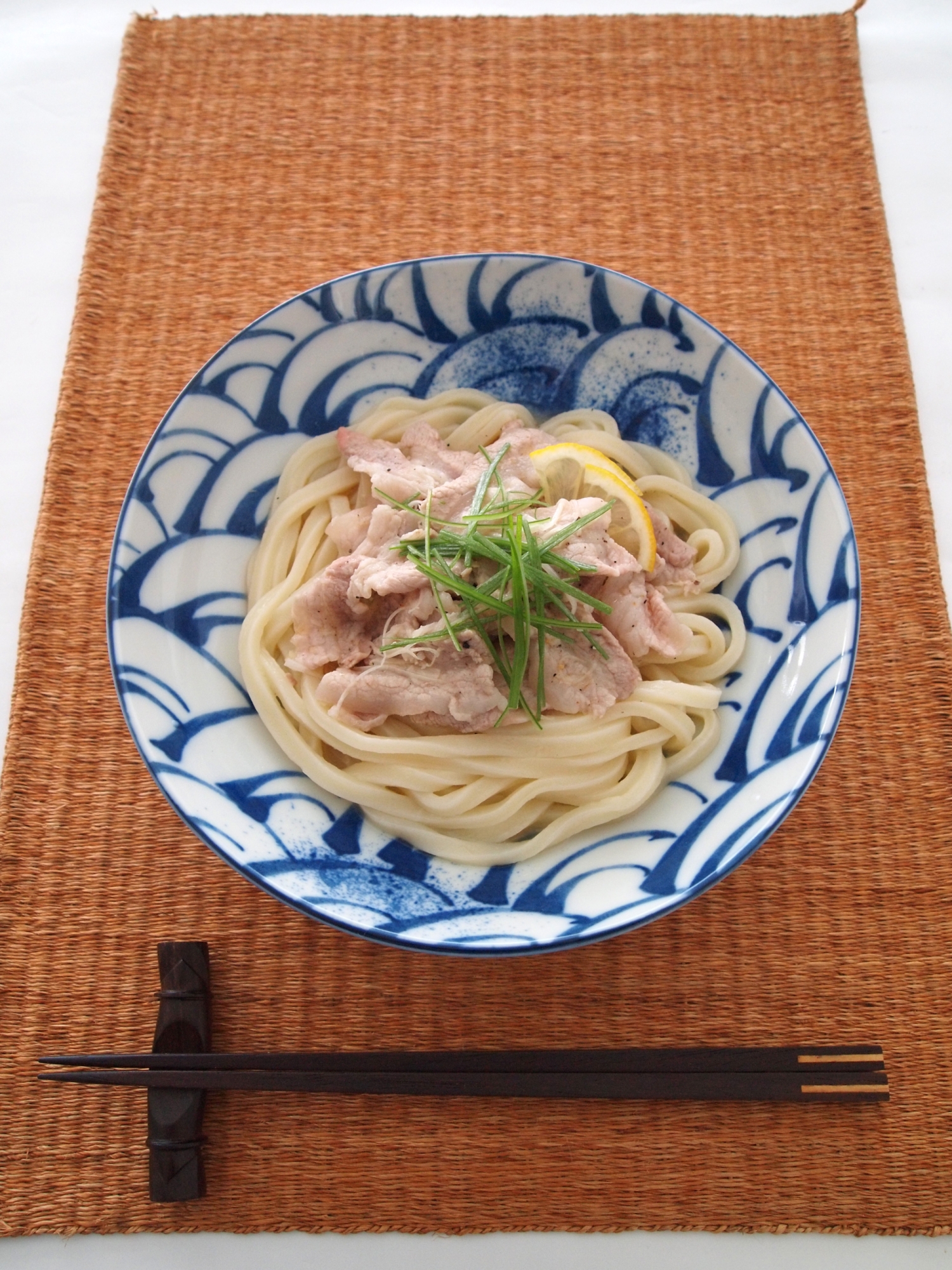 塩だれねぎ豚うどん