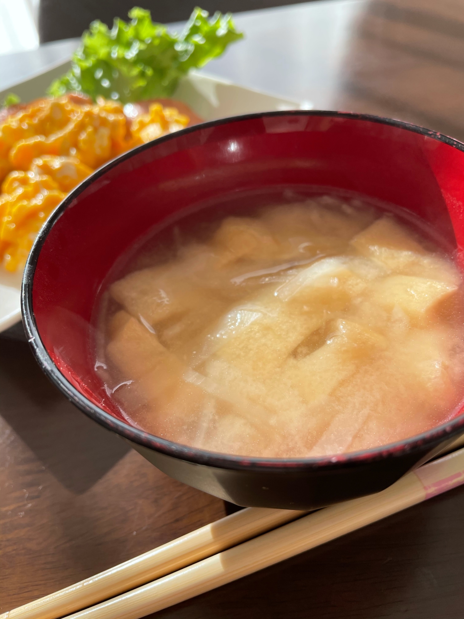 胃に優しい☆大根と油揚げのおみそ汁☆