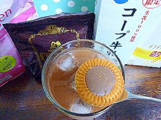 アイス♡チョコビスケット♡コラーゲンミルクココア酒