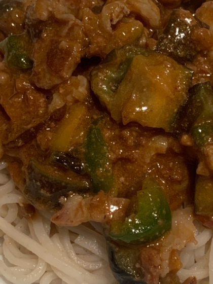 ししとうは時期的にお高いのでパプリカミックスで代用しました。
おいしくいただきました。