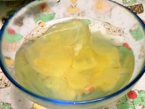 りんご酢と生姜蜂蜜のゼリー☆