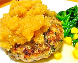 ひじきと豆腐のハンバーグ