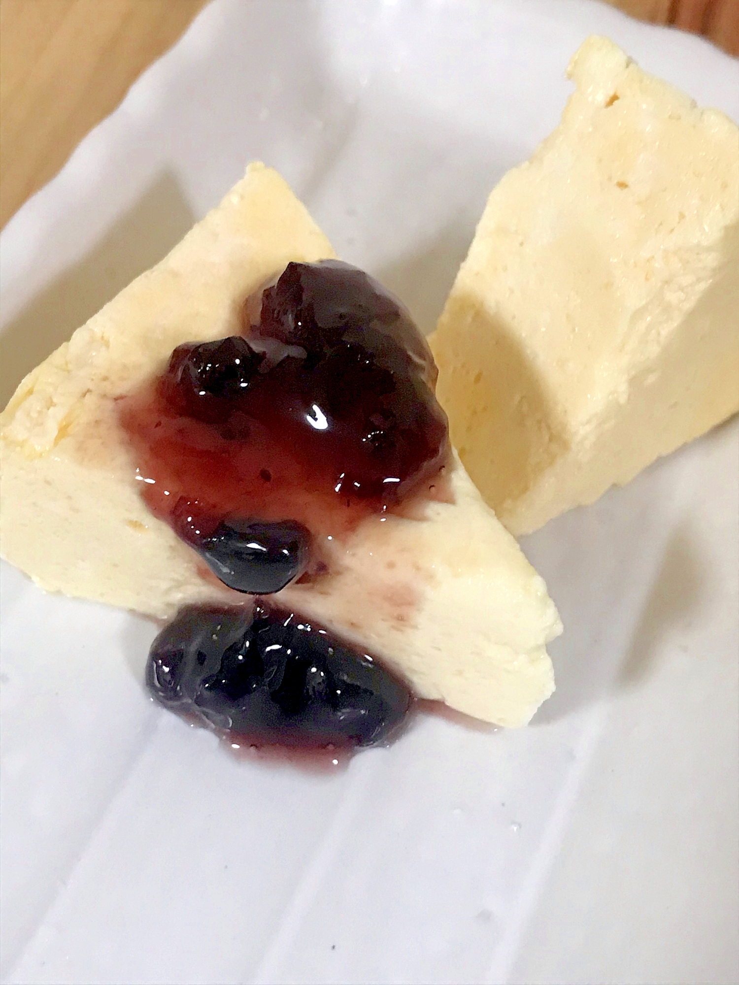 レンジで5分、ずっしり濃厚チーズケーキ