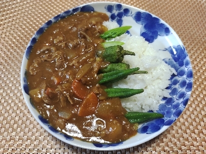 甘さと辛さのカレーライス