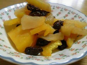 さつまいもとりんごの重ね煮