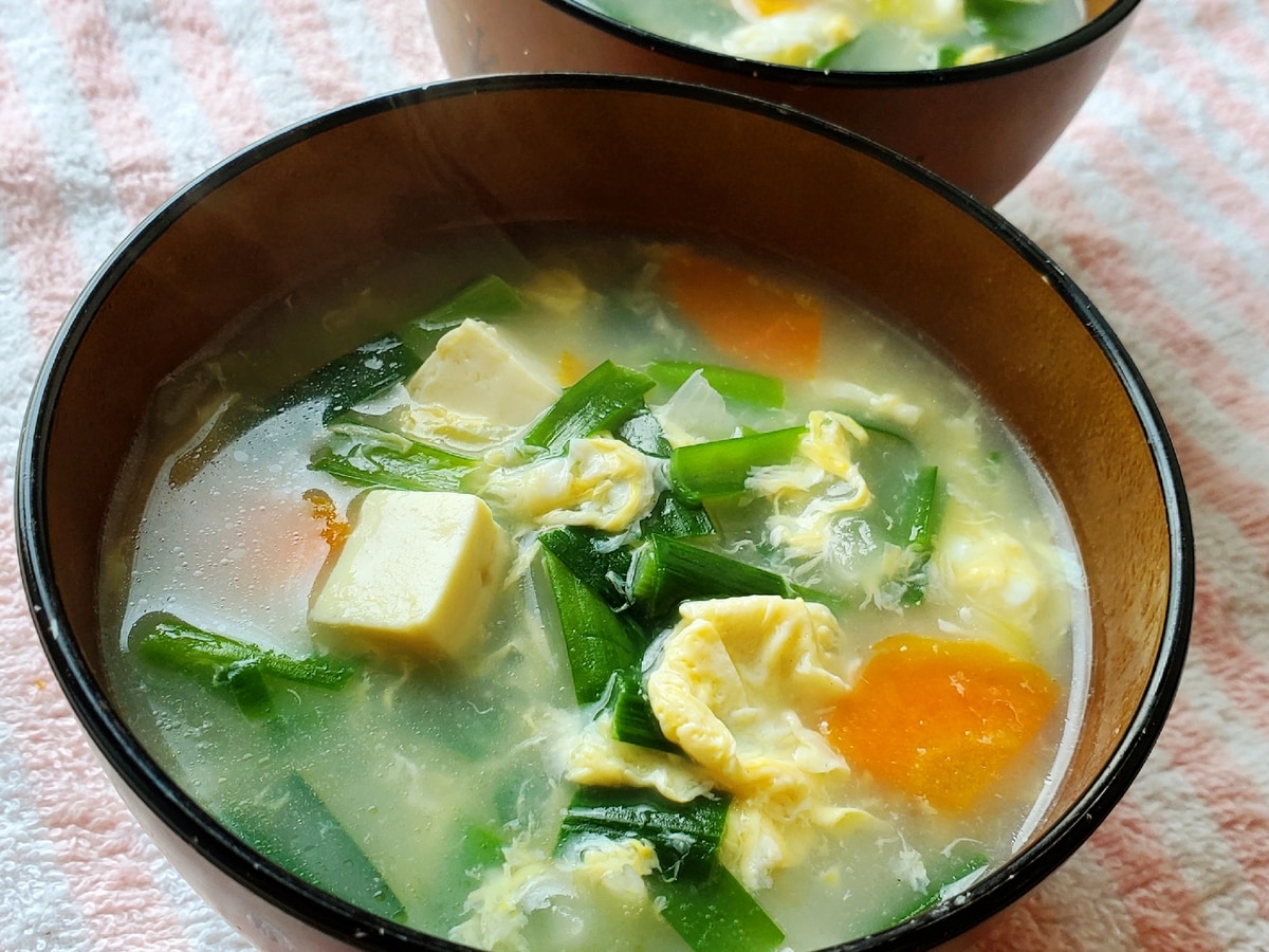 にら玉汁 レシピ 作り方 By ゆかんち 楽天レシピ にら玉汁 レシピ 作り方 By ゆかんち 楽天レシピ