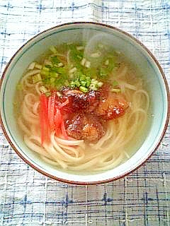 沖縄そば風☆ソーキうどん☆