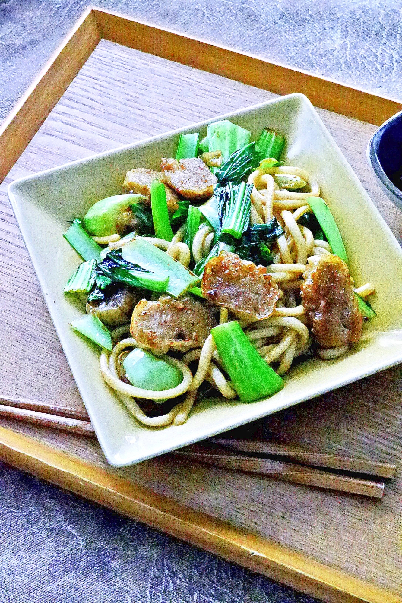 節約！冷凍食品でランチうどん