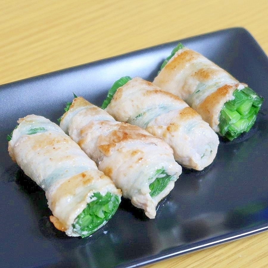にらの豚バラ巻き
