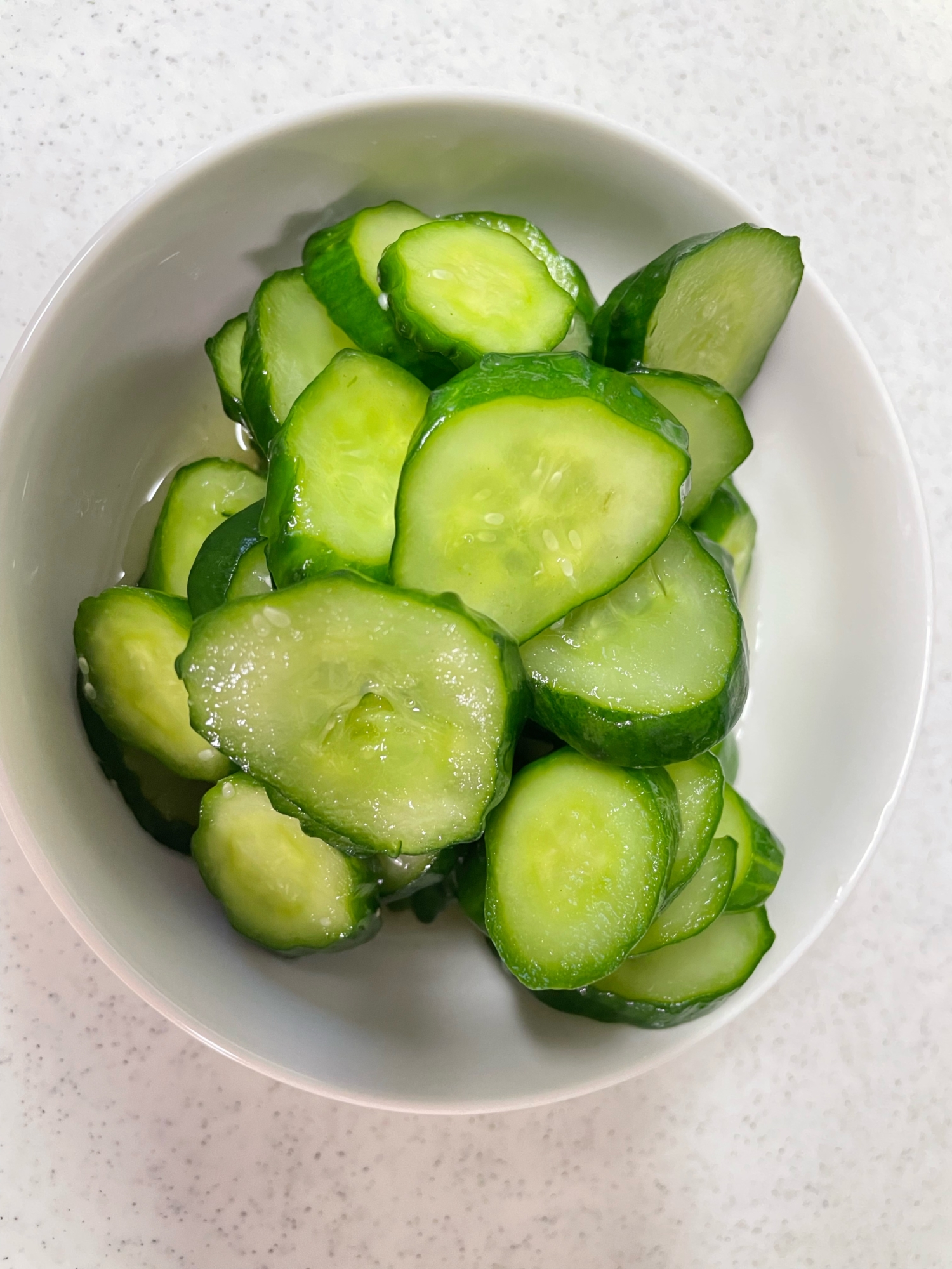 梅こんぶ茶を使ったきゅうりの漬物