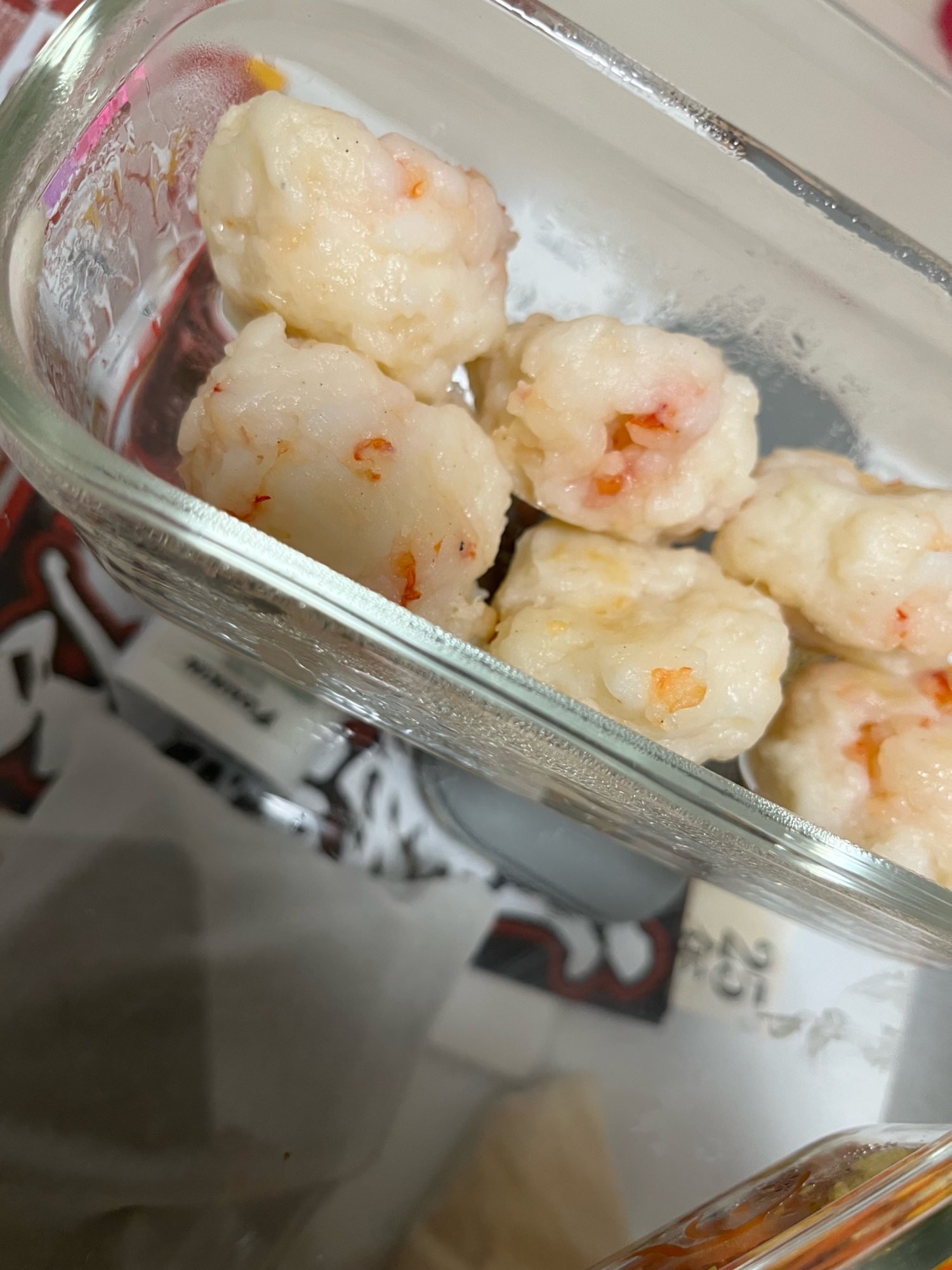 もちもちエビ団子