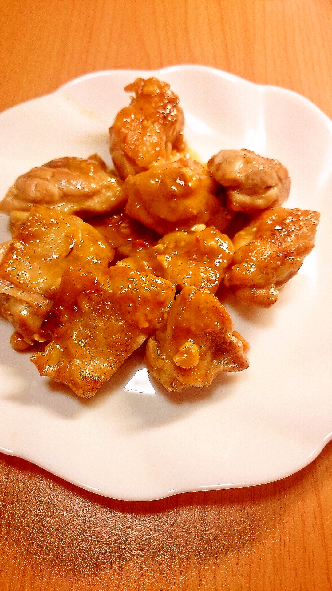 簡単中華 鶏もも肉の味噌ピーナッツ炒め レシピ 作り方 By ねここ25 楽天レシピ
