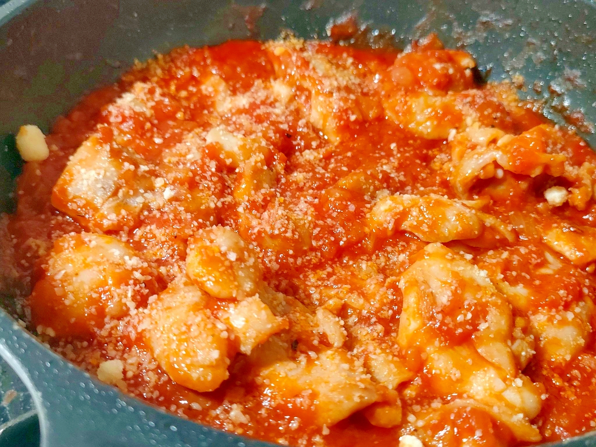 【試行錯誤の】鶏肉のトマト煮込み