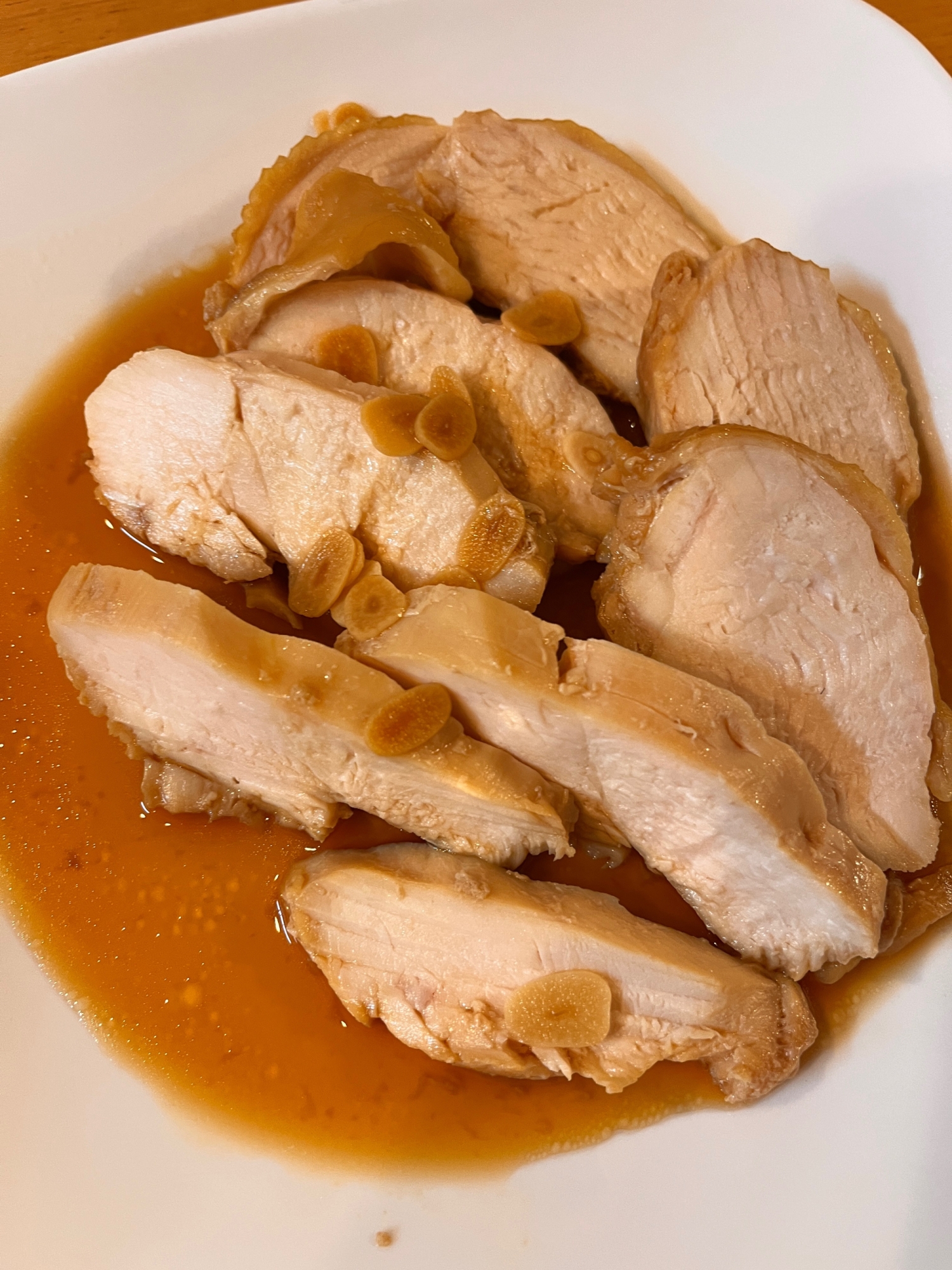 鶏むね煮⭐簡単レンジチャーシュー