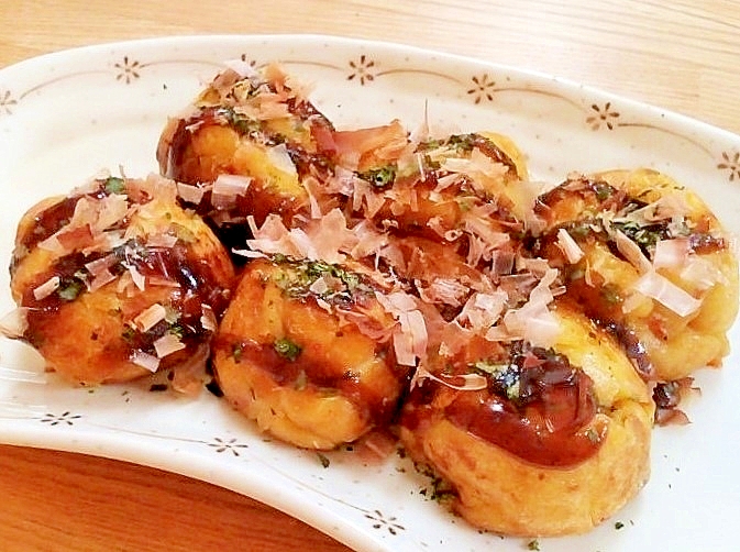 ♪フライパンでも出来る♡ま～るいタコ焼きの作り方♪