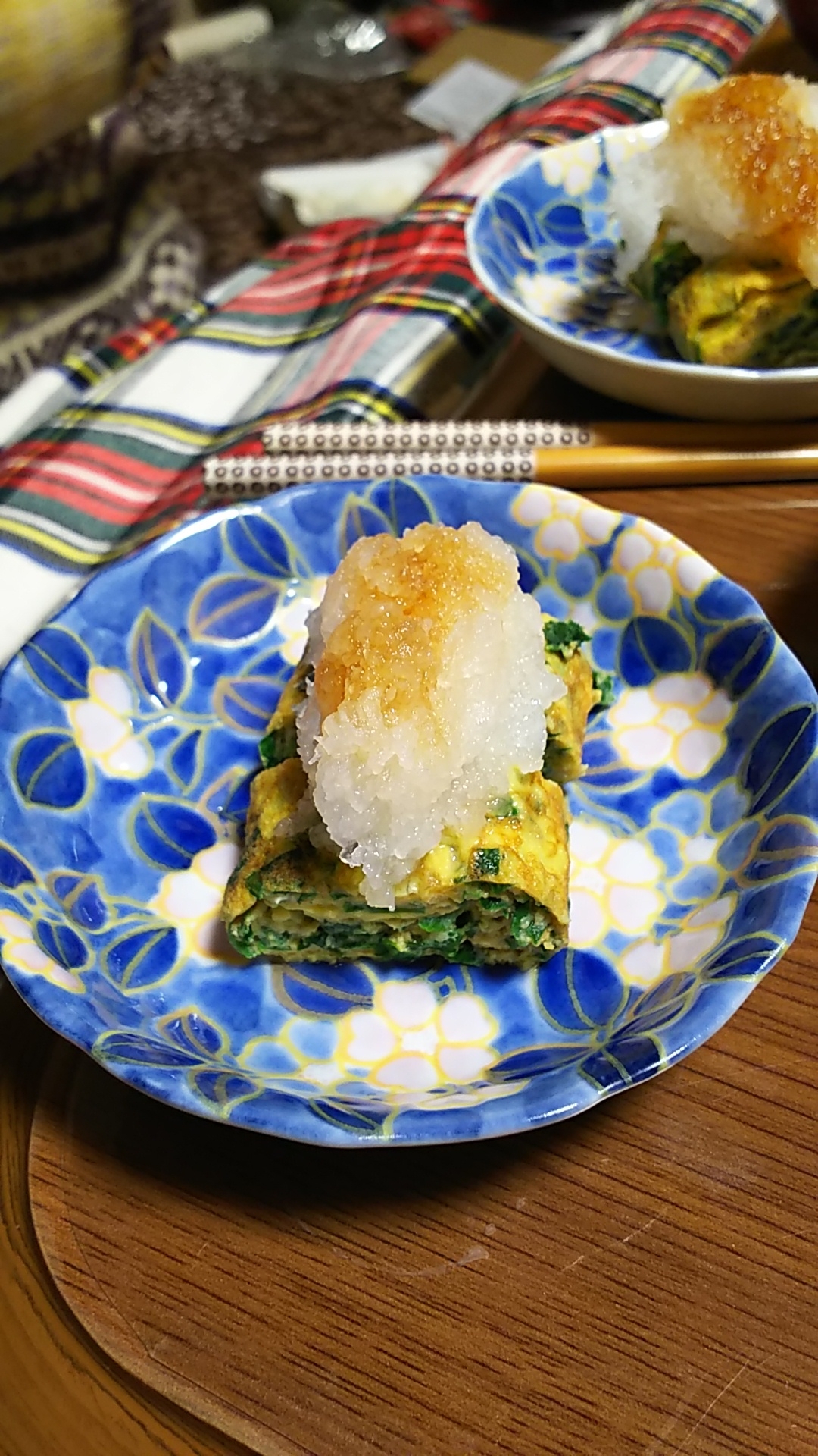 ニラ入り卵焼き☆大根おろしのせ