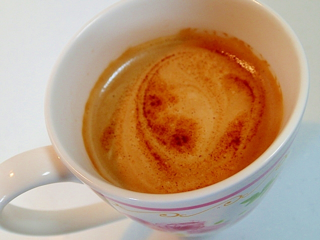 バリスタで ダージリンシナモンエスプレッソ♪