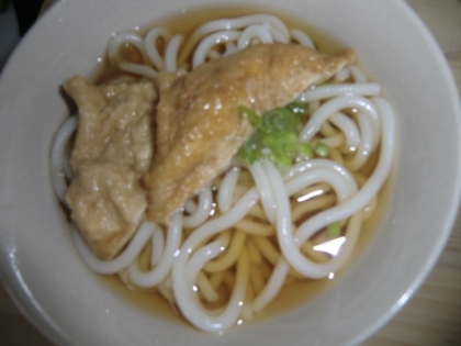 身体ポカポカ☆熱々きつねうどん☆